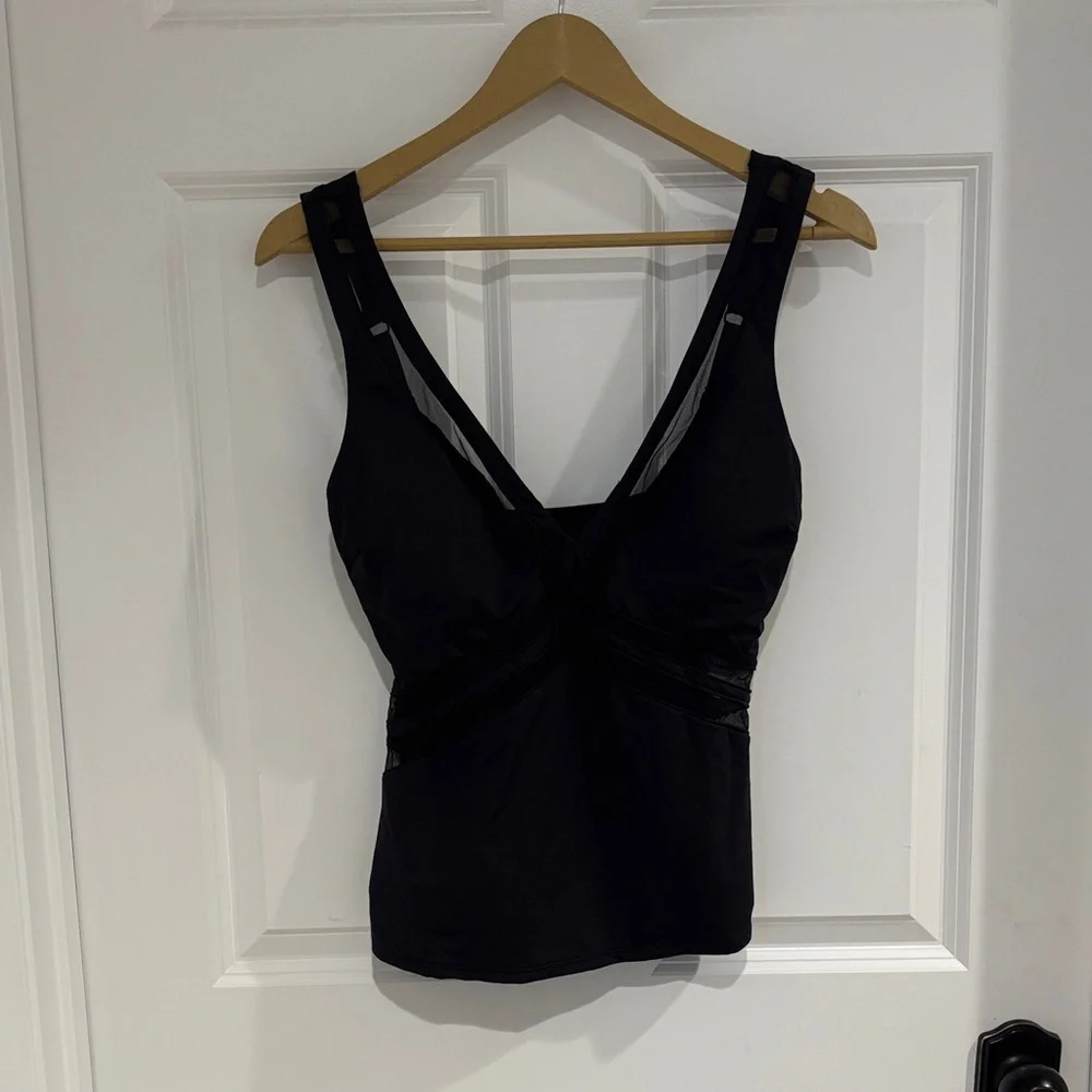 Kenneth Cole Black V-Neck Top - Picture 2 of 6